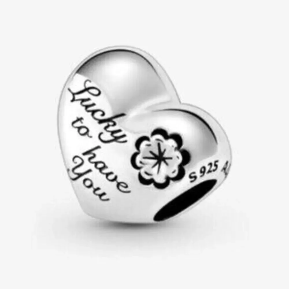 Pandora Heart & Clover Charm